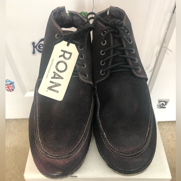 ROAN By Bedstu Tobias Black Leather Boots. New In Box! Sz 10.5, 11, 11.5, 12. - Picture 5 of 10